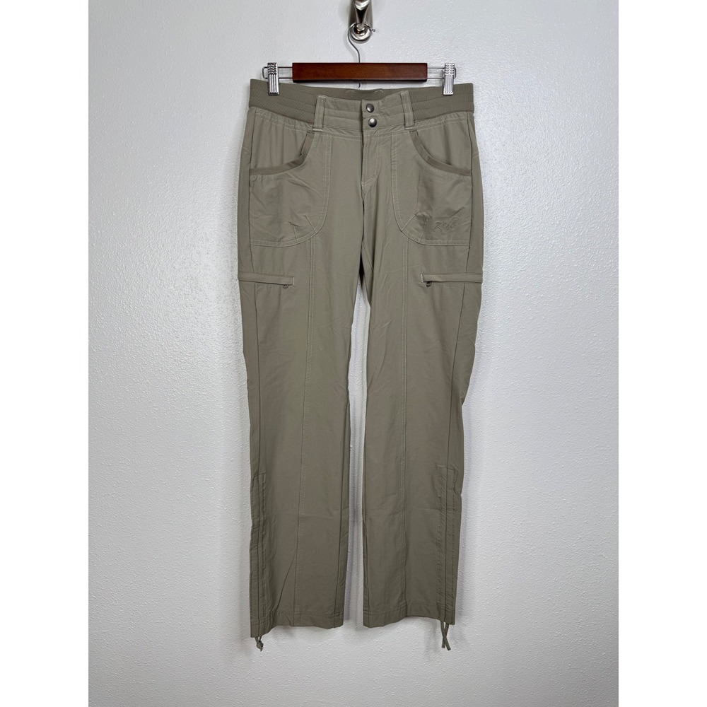 KUHL Splash Roll-Up Hiking Pants‎ Tan Khaki Women Size 2 Regular Cargo Outdoor